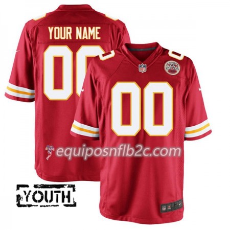 Camiseta Niño NFL Kansas City Chiefs Personalizar Nike Rojo
